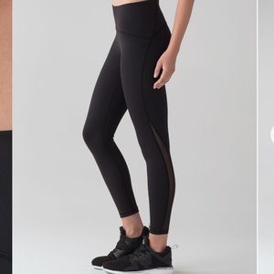 Lululemon train times 7/8 black